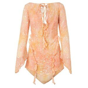 Sequin Tie Dye Party Dress
